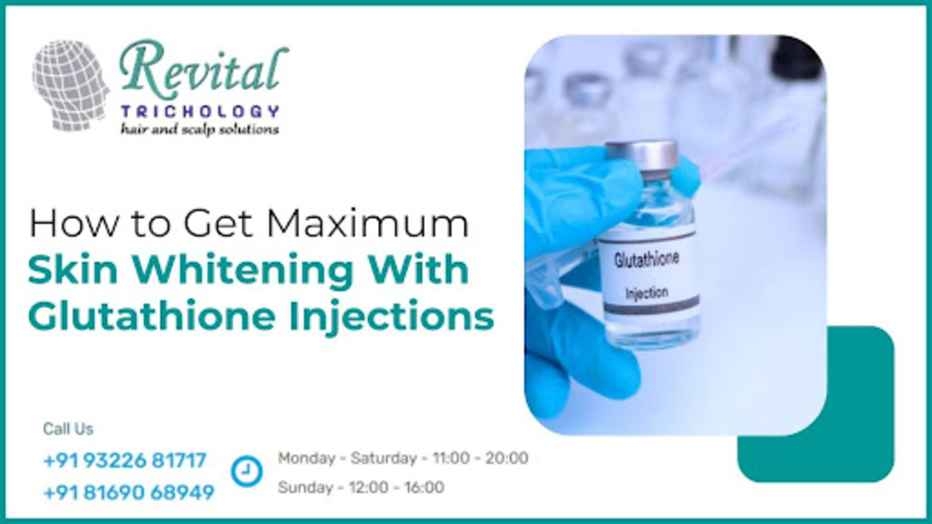 How to Get Maximum Skin Whitening Results With Glutathione Injections