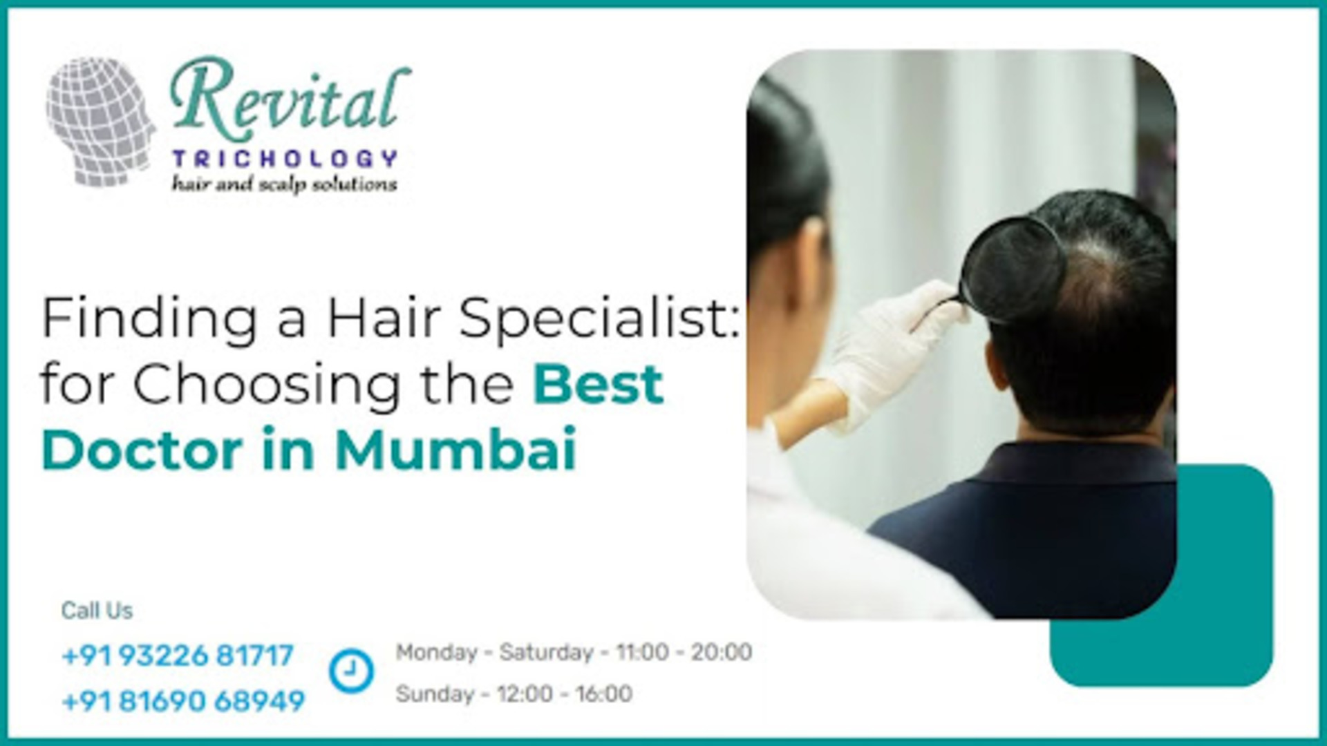 Finding the Right Hair Specialist: Tips for Choosing the Best Doctor in Mumbai