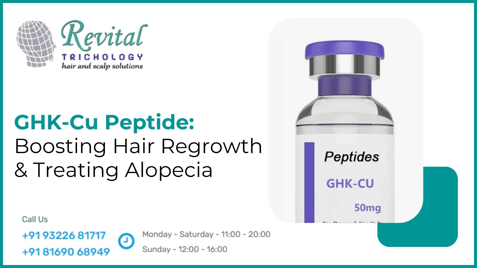 GHK-Cu Peptide for Hair Regrowth: How It Helps Alopecia & Thinning Hair