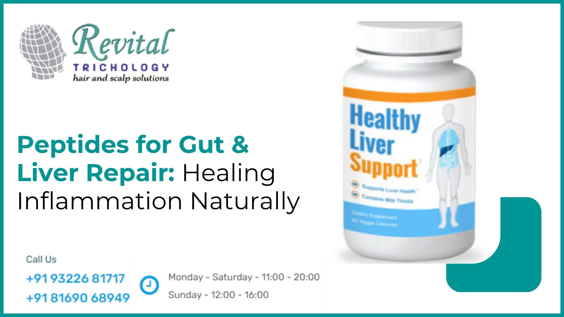 Gut Healing and Liver Repair with Peptides: The Future of Inflammation Control and Regeneration