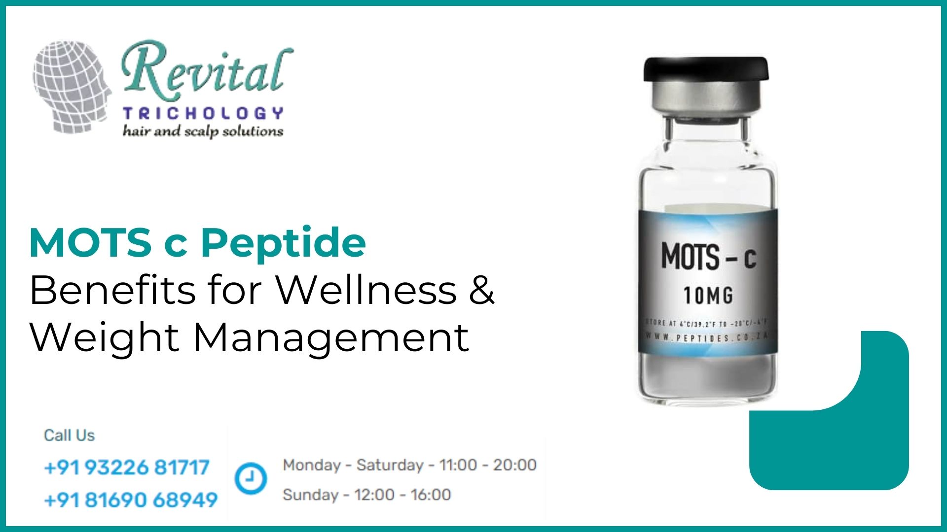 MOTS-C Peptide Benefits: Wellness, Fertility & Metabolism