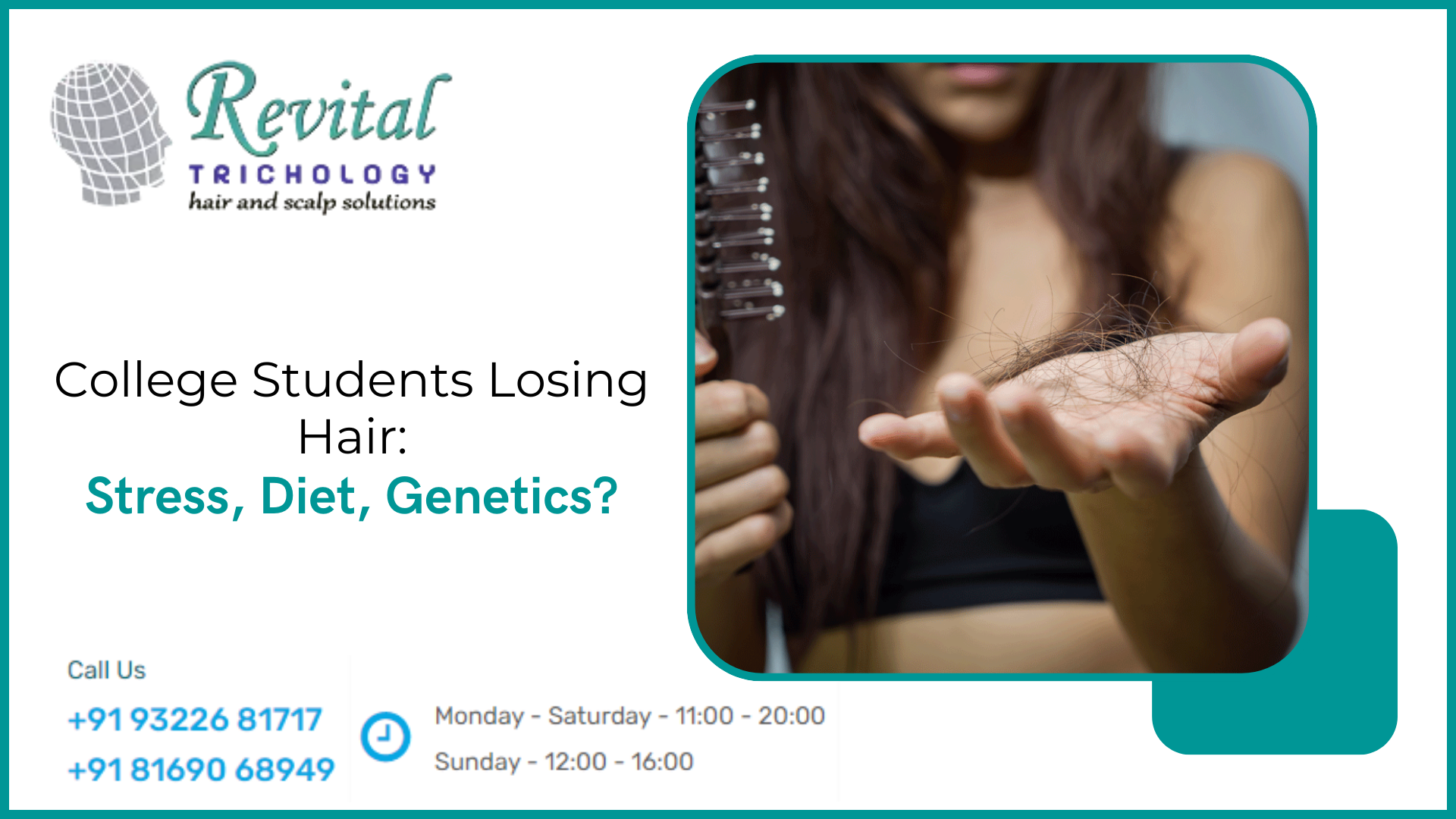 Hair Fall in College Students: Stress, Diet, Genetics or All Three?