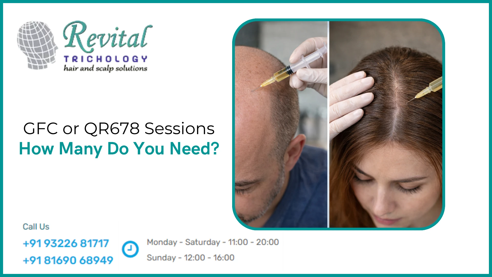 How Many Sessions of GFC or QR678 Are Needed?