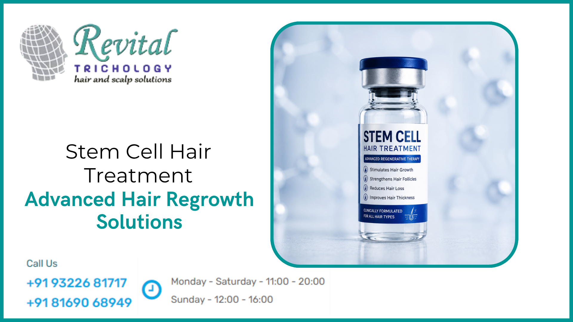 Stem Cell Hair Treatment in Mumbai: A New Frontier in Hair Regrowth and Regenerative Medicine