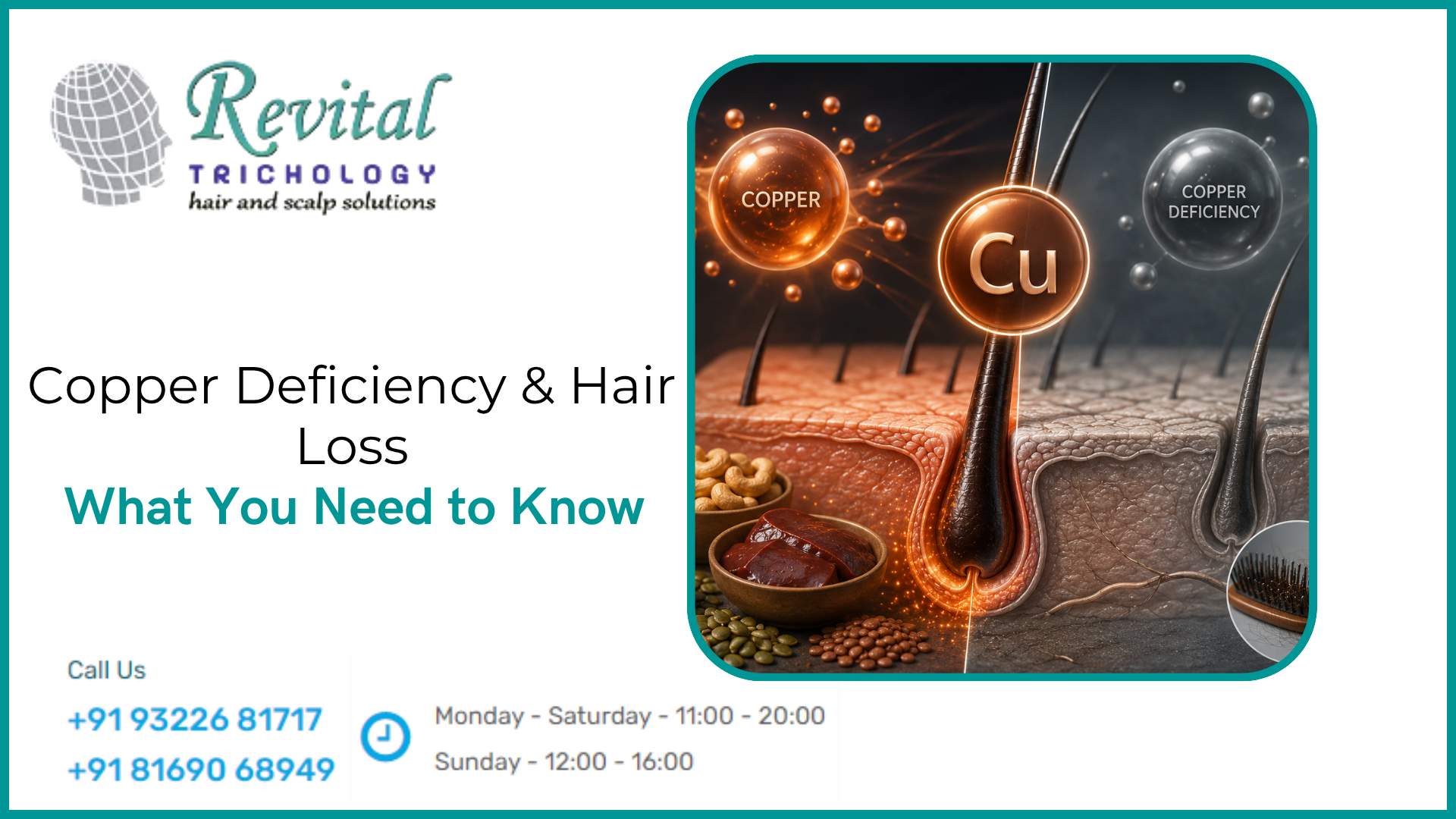 The Role of Copper in Hair Growth: Why Deficiency Causes Hair Loss