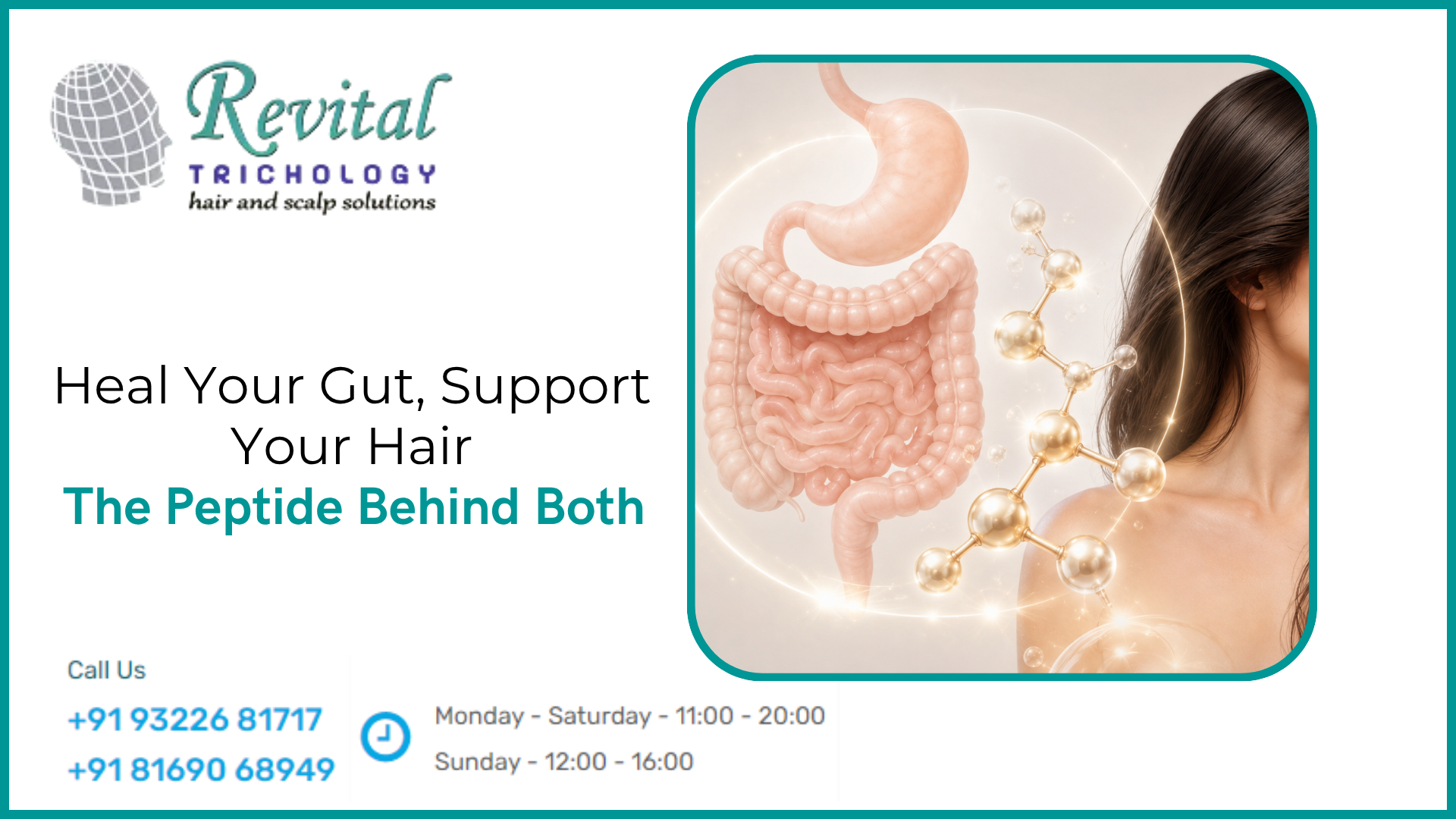 The Gut-Hair Connection Nobody Talks About — And the Peptide That Fixes Both 
