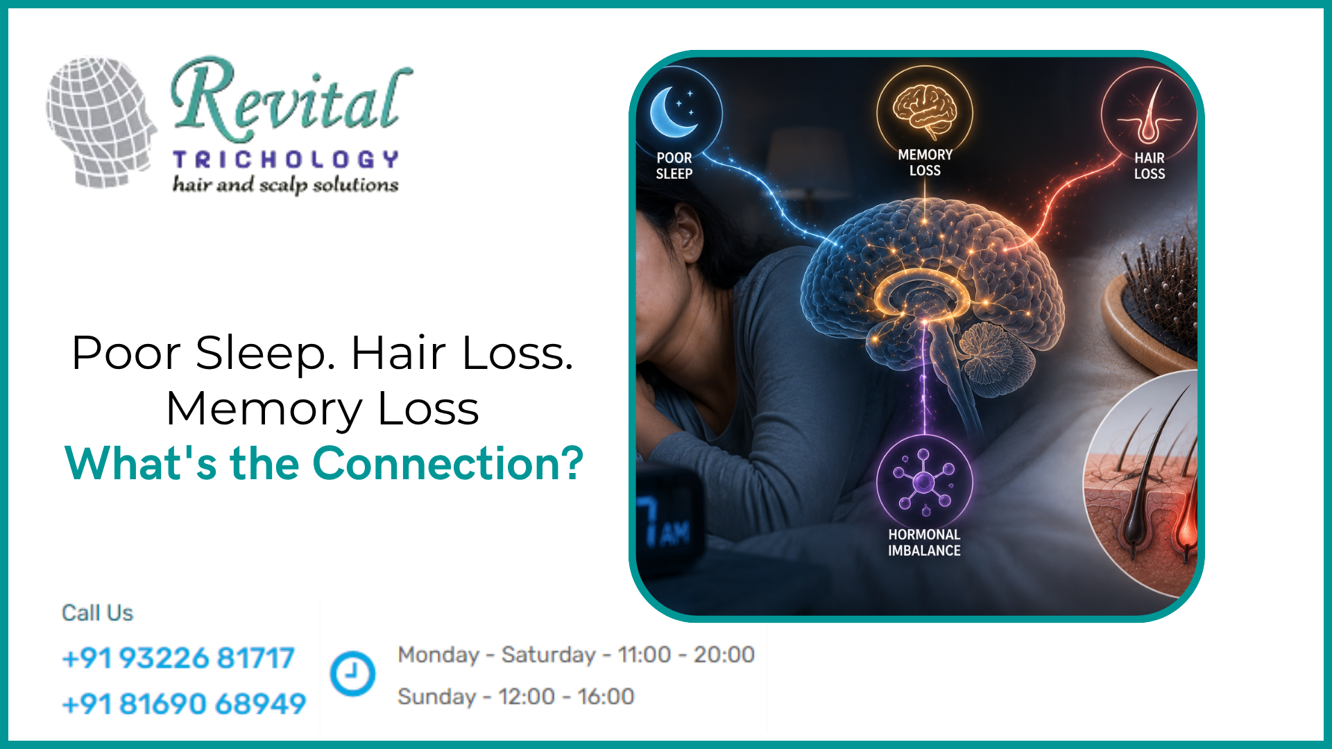 The Surprising Link Between Poor Sleep, Hair Loss, and a Declining Memory