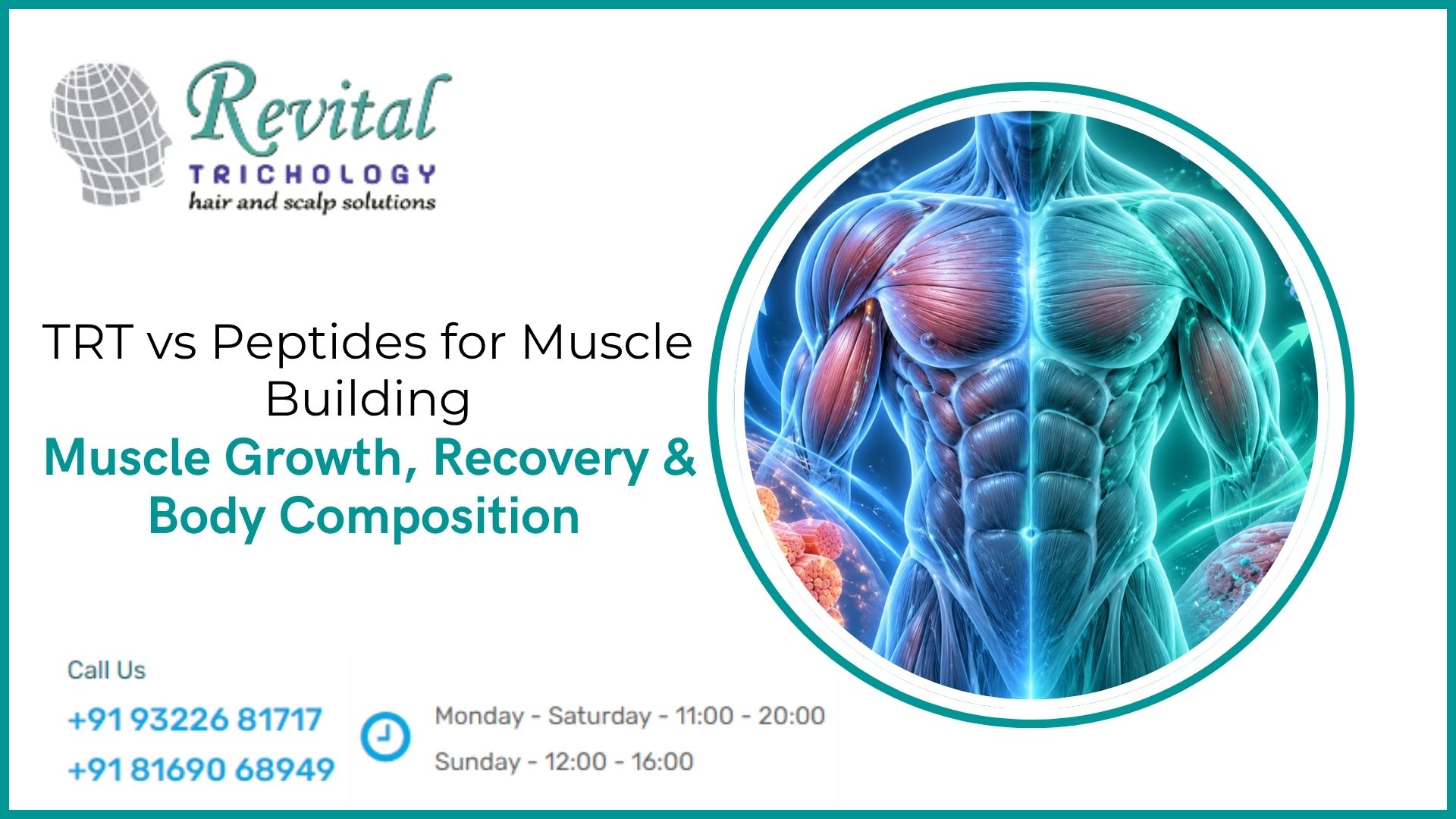 TRT vs Peptides for Muscle Building: Understanding Two Powerful Pathways for Muscle, Recovery and Body Composition