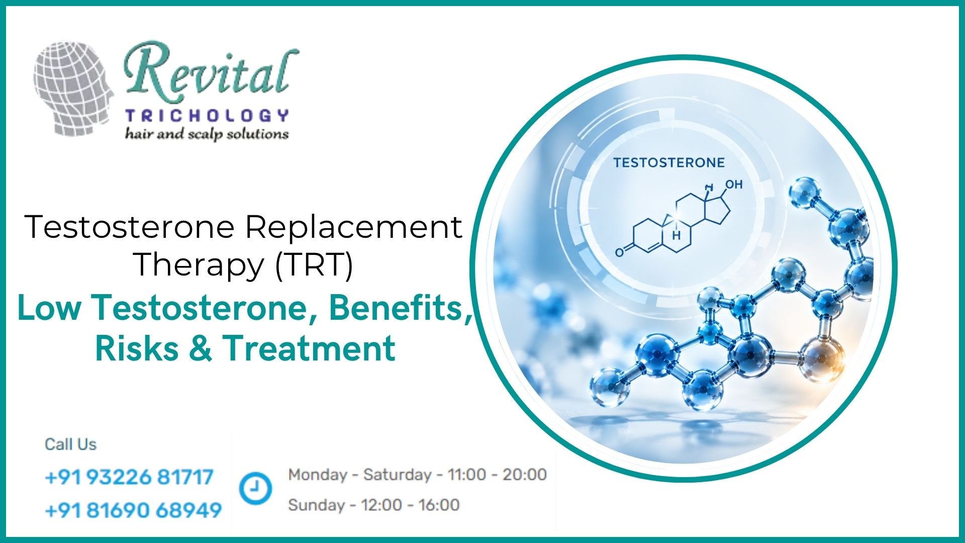 Testosterone Replacement Therapy (TRT) in Mumbai, India: Complete Guide to Low Testosterone, Benefits, Risks & Treatment